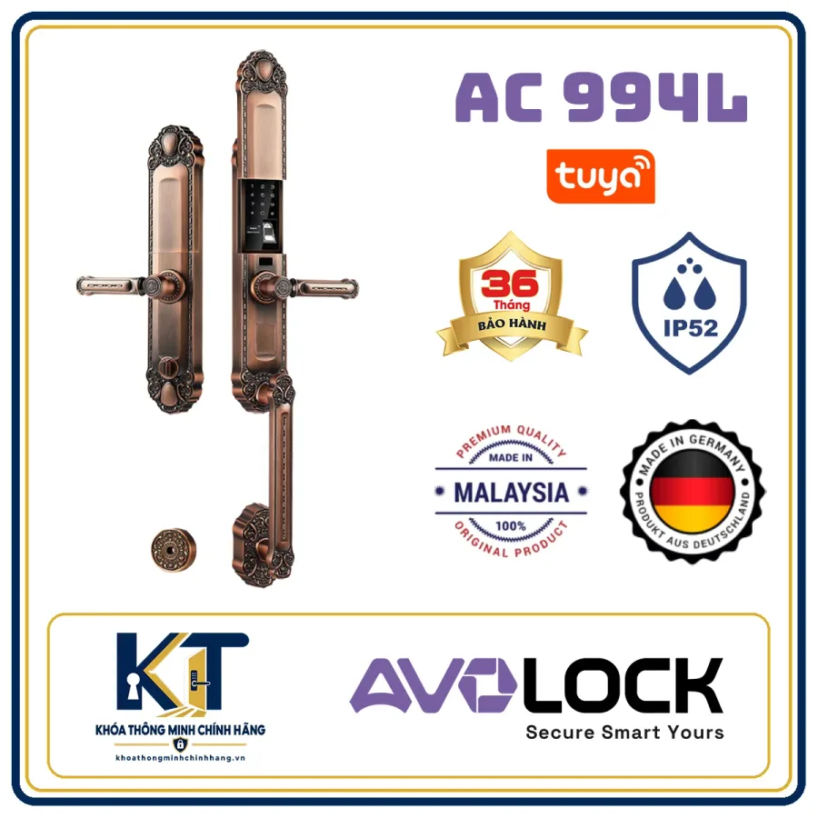 Khóa cửa gỗ tân cổ điển Avo Lock AC-994L