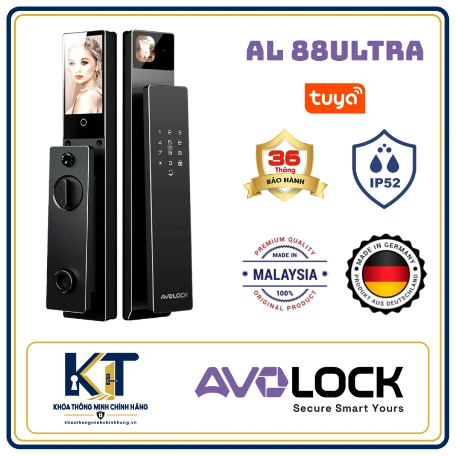 Khóa cửa gỗ tự động Avo Lock AL-88ULTRA